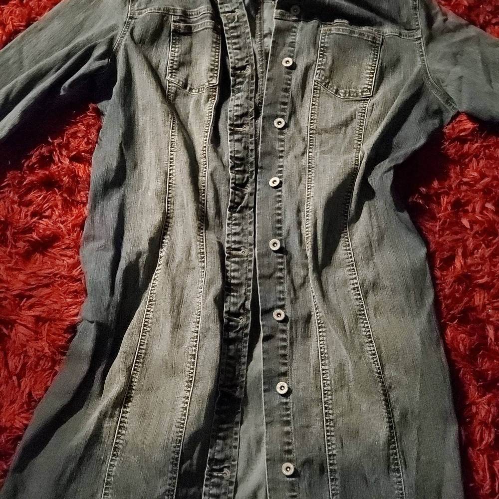 Jean dress/over dress